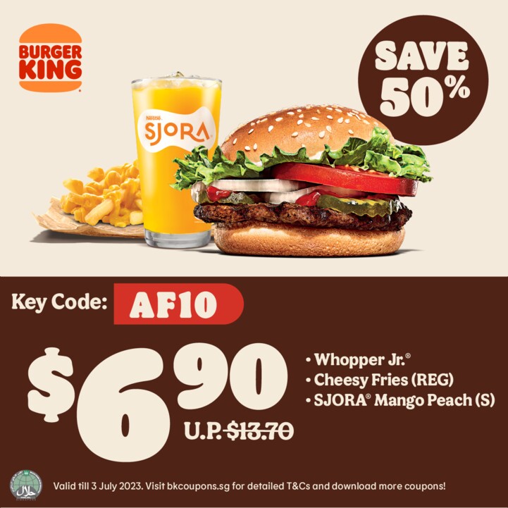 BURGER KING® Coupon Discounts up to 50 off Burgers & Meals