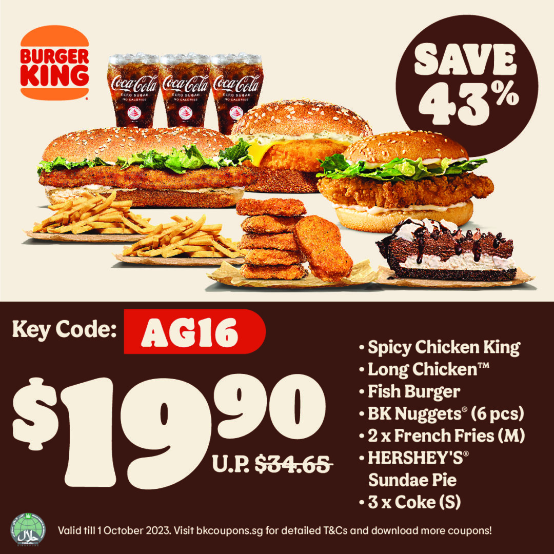 BURGER KING® Coupon Discounts up to 35 off Bundle Deals