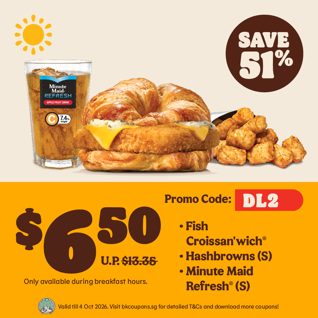 The Golden Morning Treat: Enjoy a Crispy Fish Croissan’wich™ Breakfast Meal