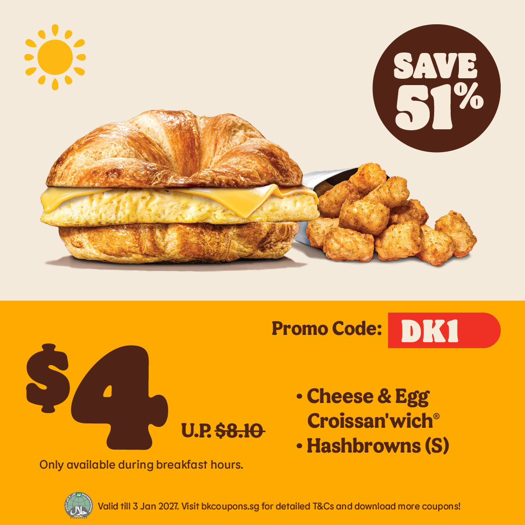 Start Your Morning Right with a Freshly Toasted Croissan'wich®